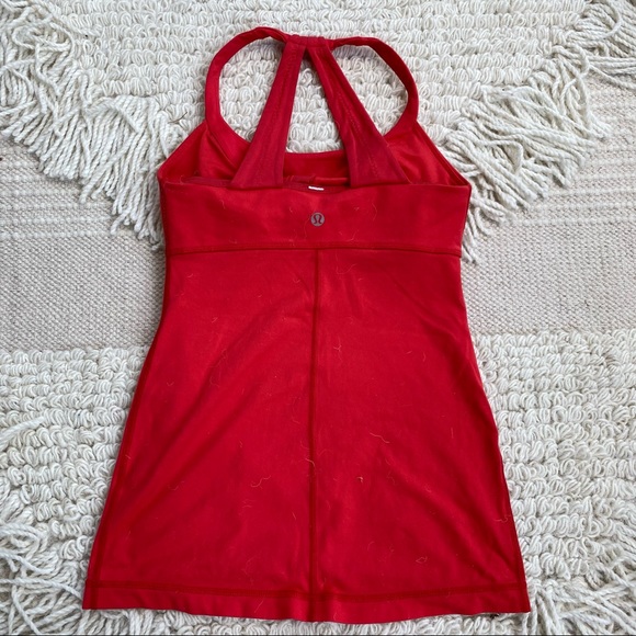LULULEMON Love Red Scoop Me Up tank top 4 - Picture 6 of 9